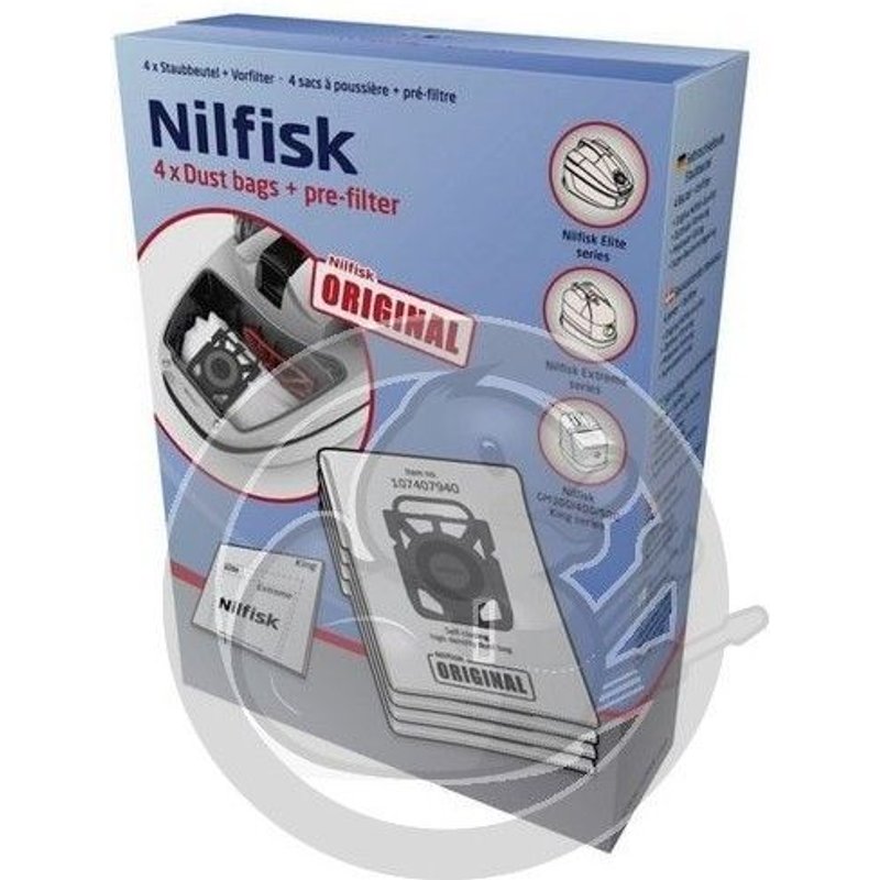Sacs aspirateur extrem king Nilfisk 107412688