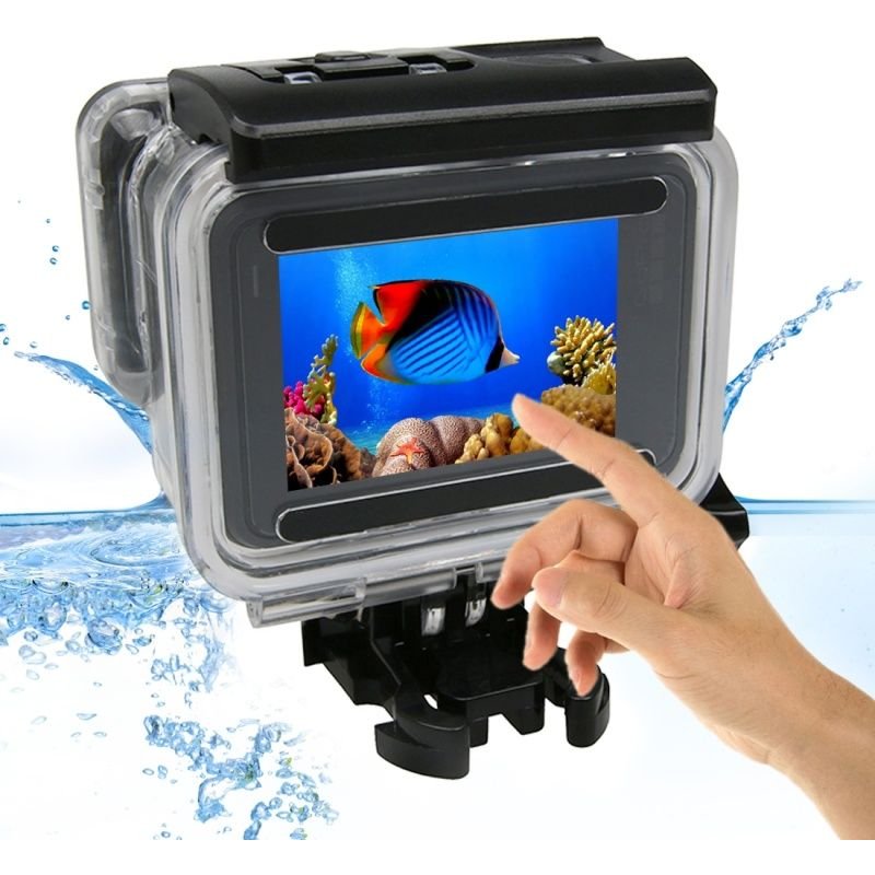 (#53) For GoPro NEW HERO /HERO6 /5 Touch Screen 45m Waterproof Housing Protective Case