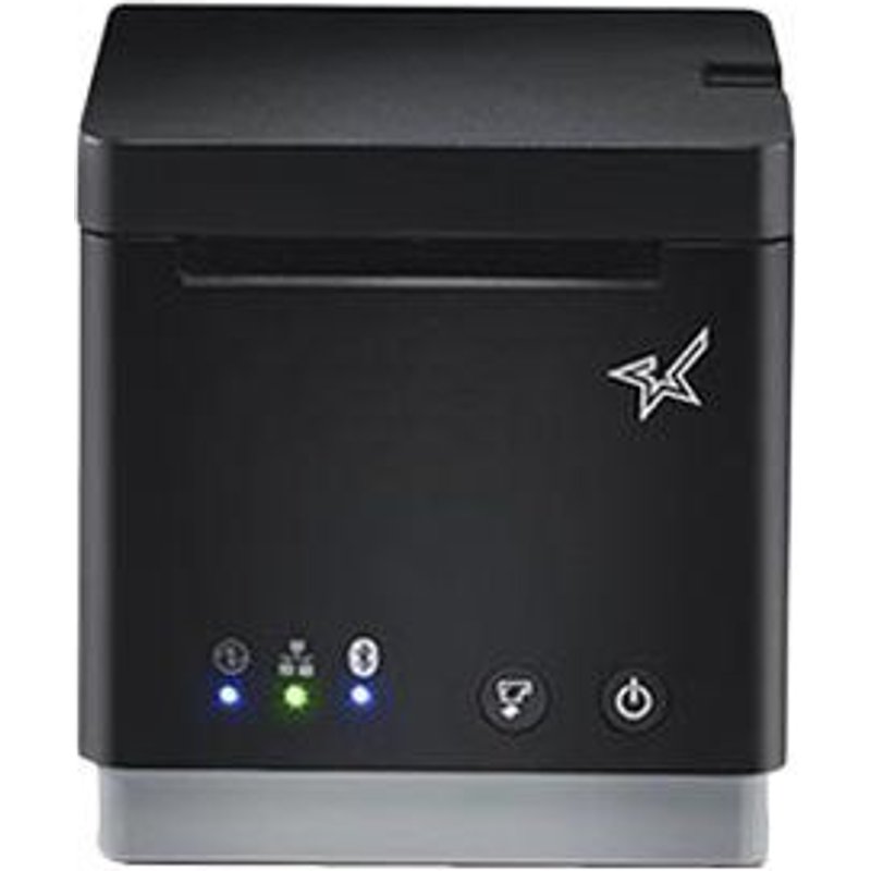 Star mC-Print2 MCP20 BK E+U - Imprimante de reçus - thermique direct - Rouleau (5,8 cm) - 203 dpi - jusqu'à 100 mm/sec - USB, LAN - outil de coupe - noir