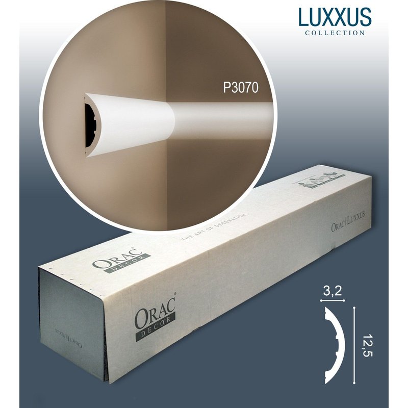 Orac Decor P3070 LUXXUS 1 carton complet 12 Corniches Moulures Cimaises 24m