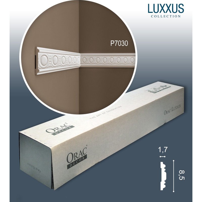 Orac Decor P7030 LUXXUS 1 carton complet 14 Corniches Moulures Cimaises 28 m