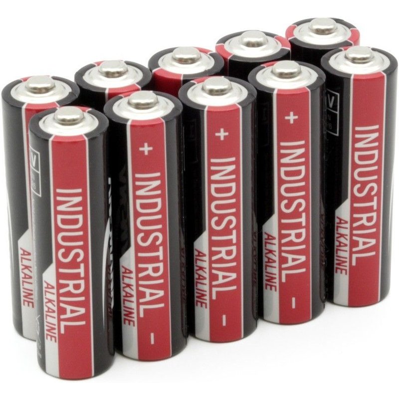 PILES LR6 INDUSTRIAL ALCALINES AA 1.5V 2700mAh x10 ANSMANN