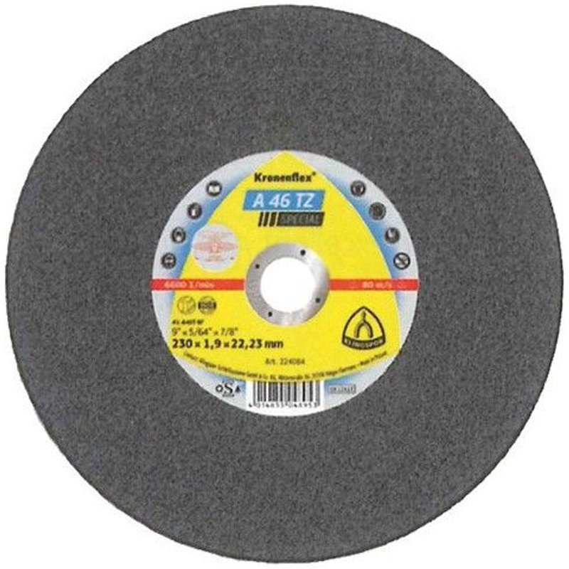 25 disques à tronçonner MP SPECIAL A 46 TZ D. 180 x 1,6 x 22,23 mm - Acier inoxydable - 221161 - Klingspor