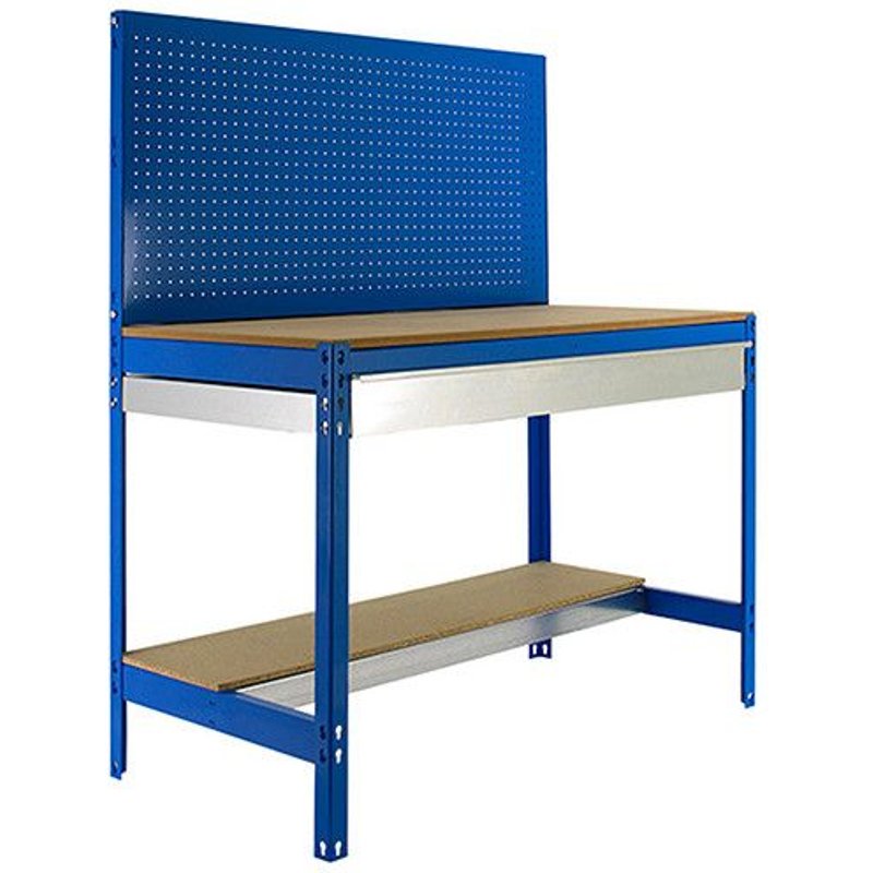 Etabli atelier avec panneau porte outil