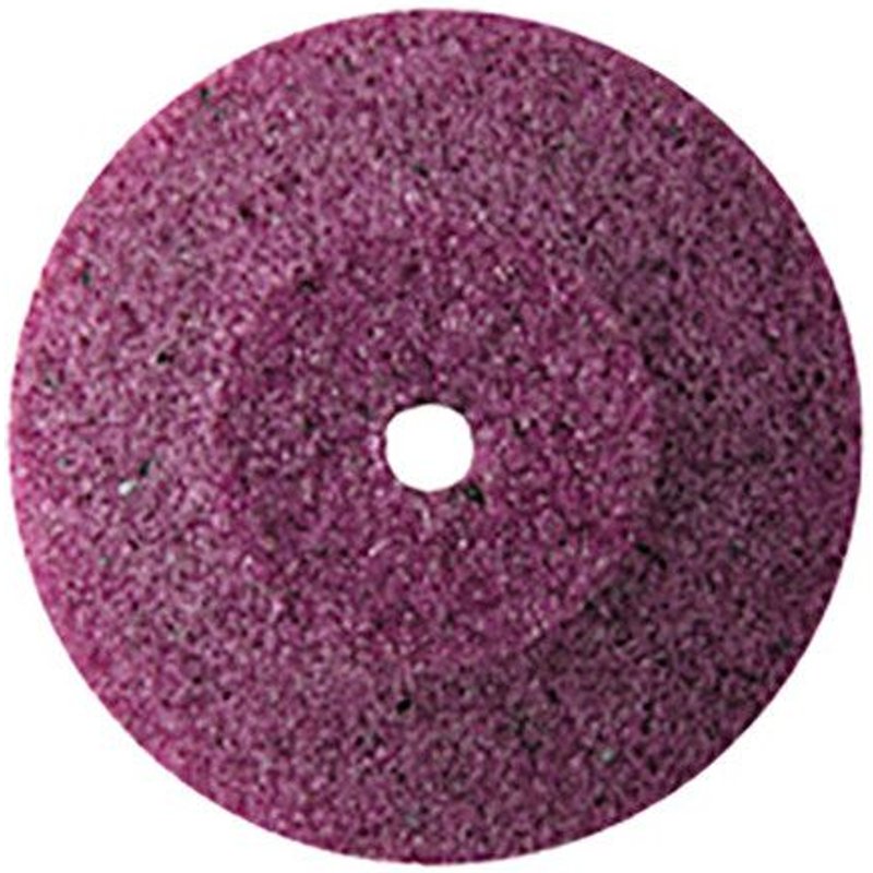 2 meules corindon rose D. 22 mm lenticulaire - M.2510 - PG Mini