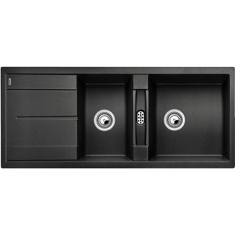 Evier granit anthracite BLANCO METRA 8 S 2 bacs
