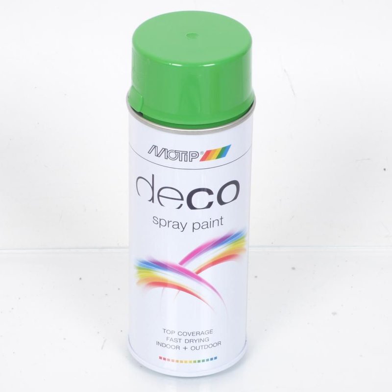 Bombe de peinture vert Kawasaki Tuning Motip 400ml