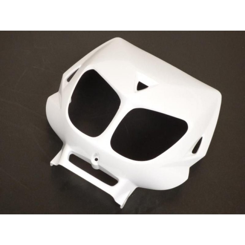 Tête de fourche blanc brillant adaptable derbi senda drd x-treme/x-ra