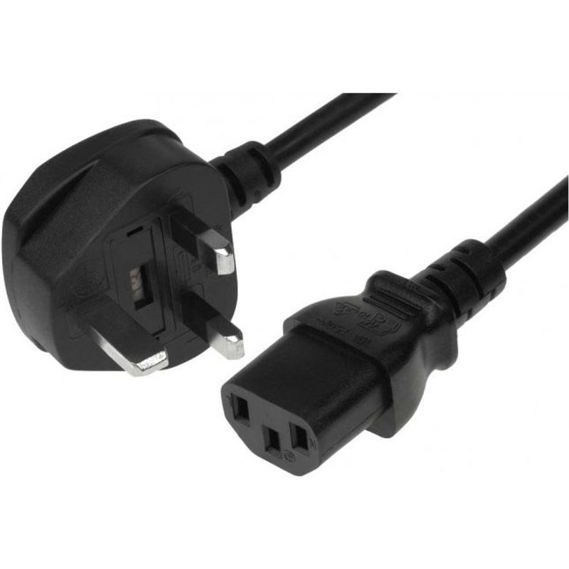 Hobby Tech - Câble d'alimentation secteur UK 5A 250V - Noir