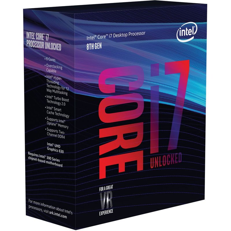 Processeur Intel Core i7 8700K Coffee Lake Box