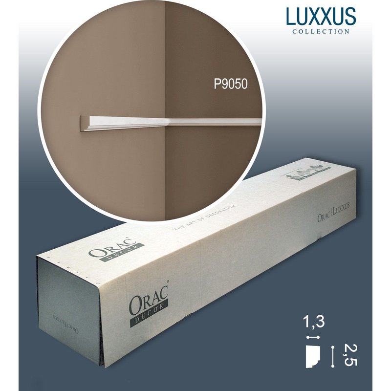 Orac Decor P9050 LUXXUS 1 carton complet 50 Corniches Moulures Cimaises 100 m