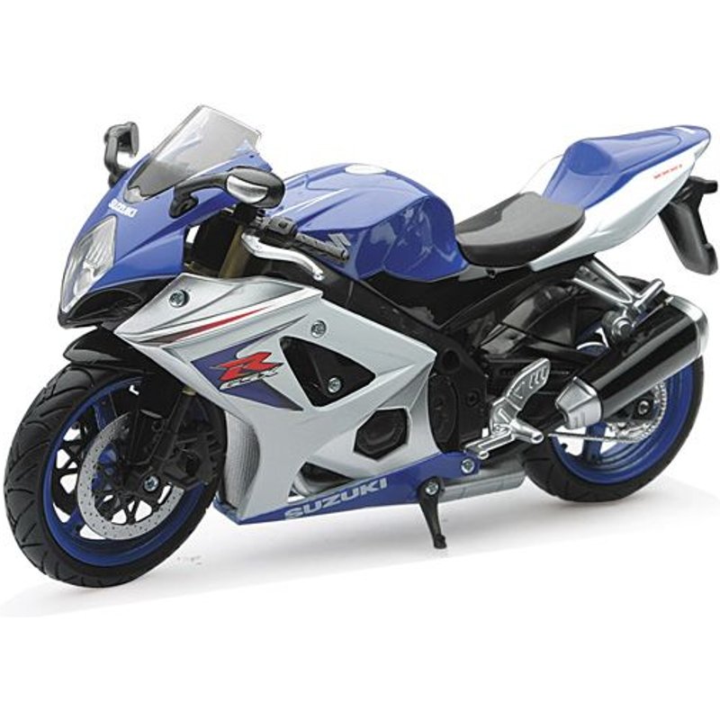 Suzuki GSX-R 1000 1:12 NewRay blanc/bleu