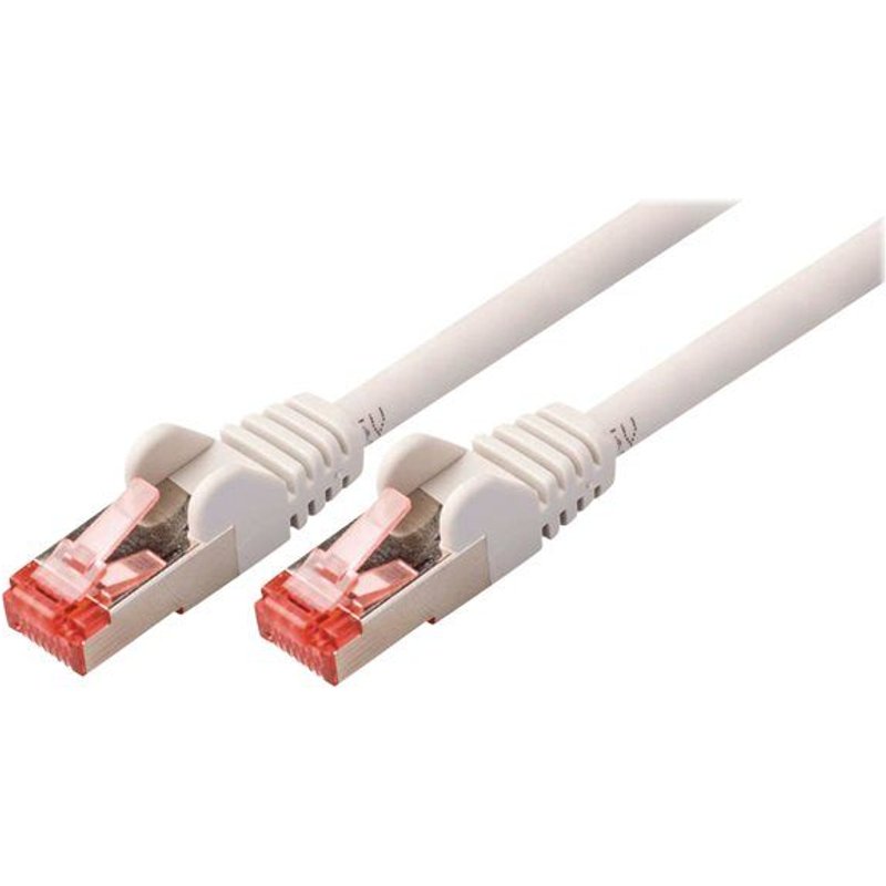 Nedis - Câble réseau - RJ-45 (M) pour RJ-45 (M) - 3 m - SFTP - CAT 6 - moulé, rond - gris