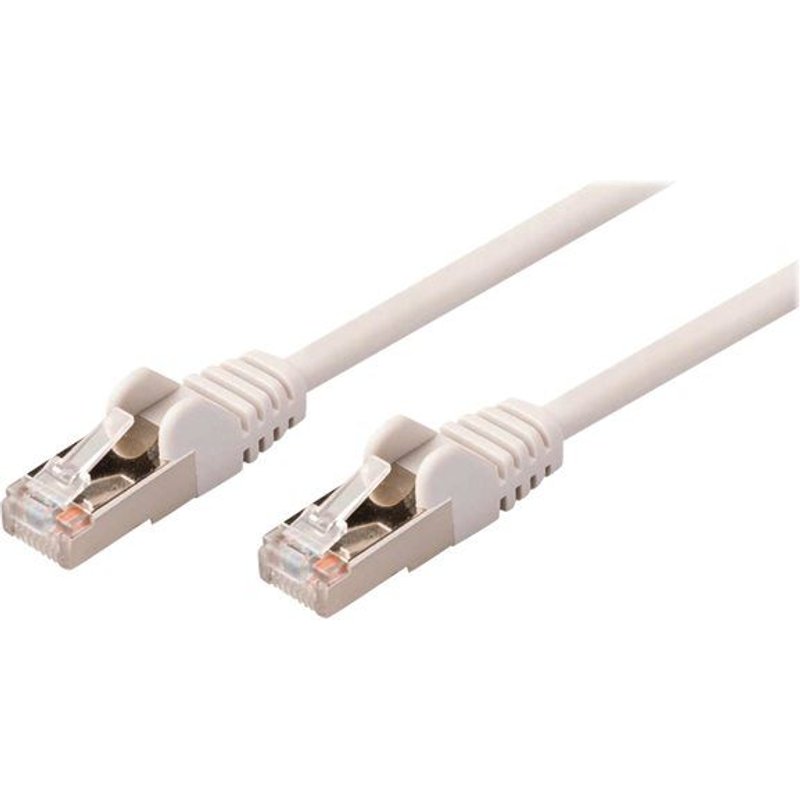Nedis - Câble réseau - RJ-45 (M) pour RJ-45 (M) - 30 m - SF/UTP - CAT 5e - moulé, rond - gris