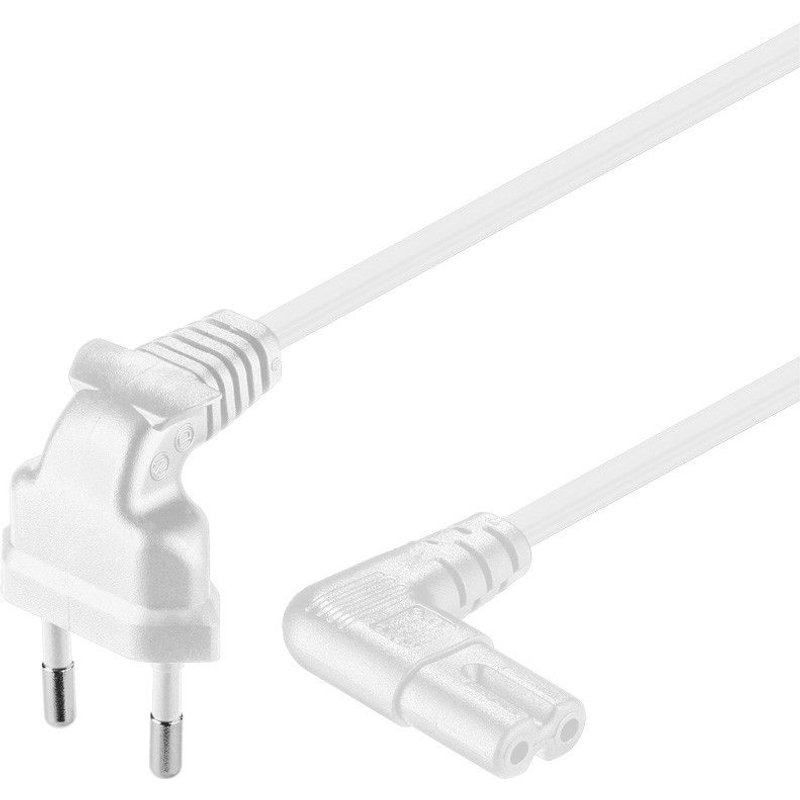 Câble d'alimentation Goobay 97349 blanc 1.50 m 1 pc(s)