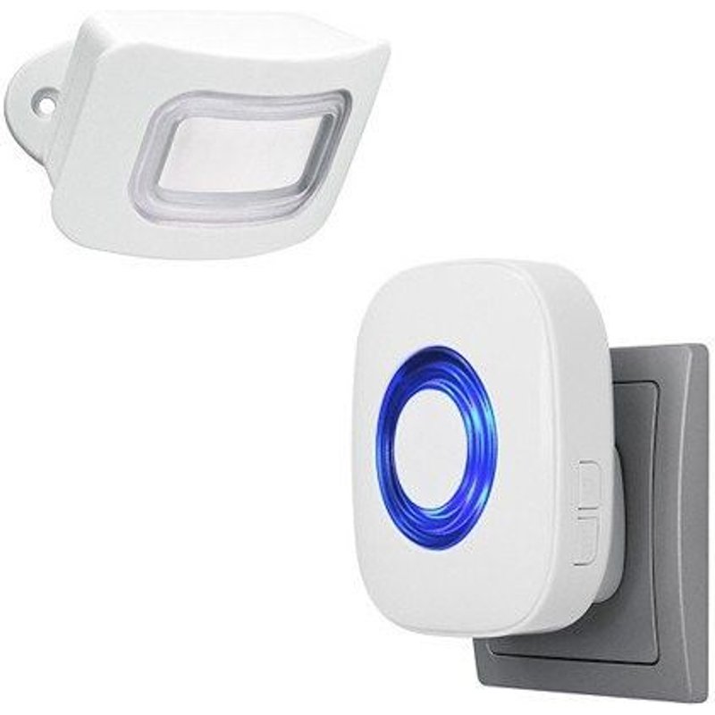 PENTATECH Détecteur de mouvements FD25 blanc set 82 dB 34112