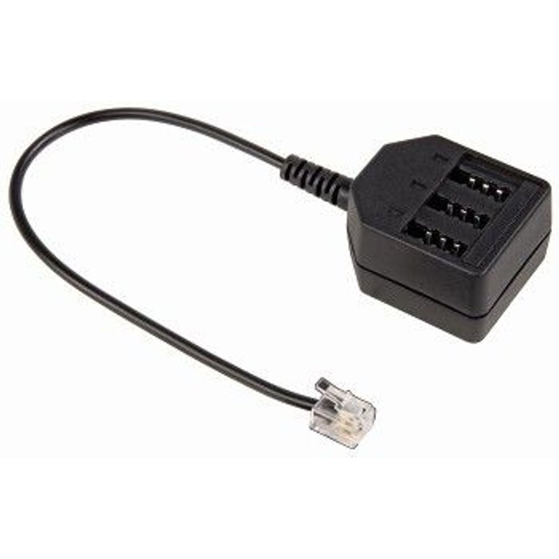 Adaptateur RJ11 mâle 6P4C TAE NFF femelle