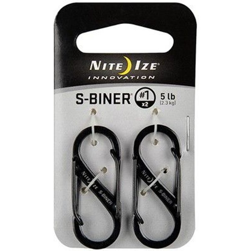 Mousqueton NITE Ize NI-SB1-2PK-01 2 pc(s)