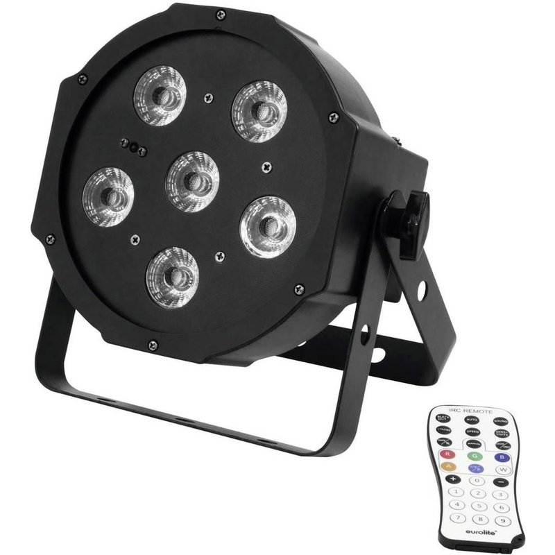 Projecteur PAR LED Eurolite SLS-603 Nombre de LED: 6 x 3 W noir