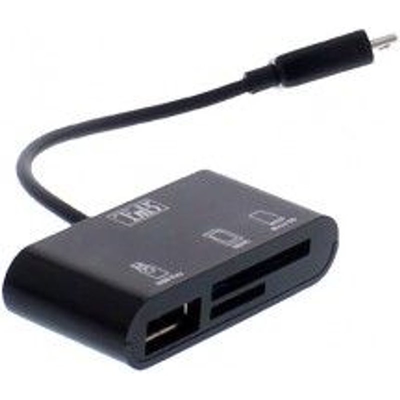 T'nB PACK HUB USB+SD READER - Lecteur de carte (microSD, SD) - USB