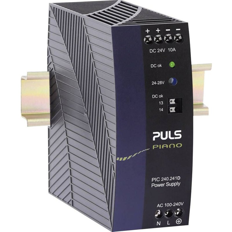 Alimentation rail DIN PULS Piano PIC240.241D 24 V 10 A 240 W 1 x 1 pc(s)