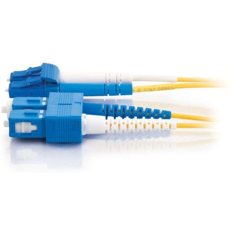 Telegärtner - Cordon de raccordement - LC multi-mode (M) pour ST multi-mode (M) - 1 m - fibre optique - 9 / 125 micromètres - sans halogène - jaune