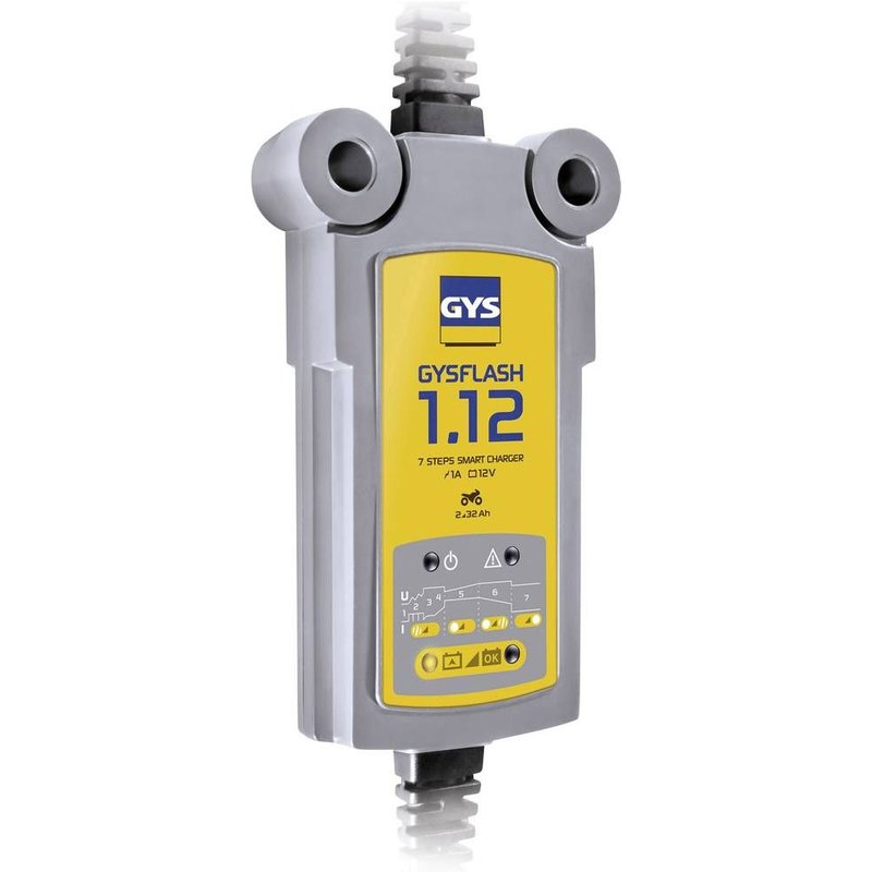 GYS GYSFLASH 6.24 029460 Chargeur automatique 6 V, 12 V, 24 V 0.8 A 6 A 4 A