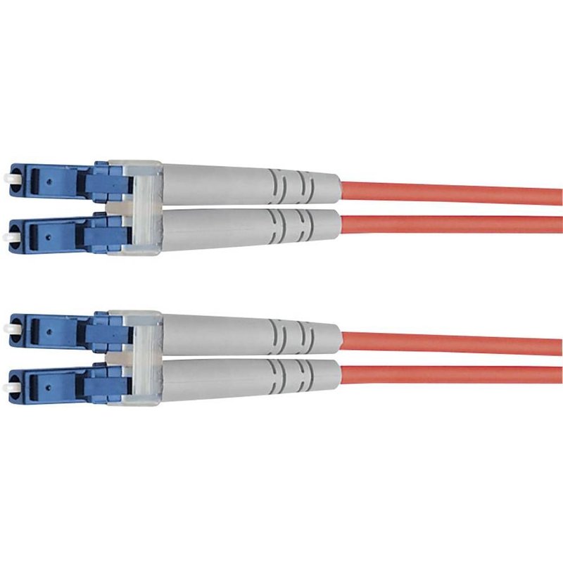 Telegärtner - Cordon de raccordement - LC multi-mode (M) pour LC multi-mode (M) - 10 m - fibre optique - 50 / 125 microns - OM4 - violet