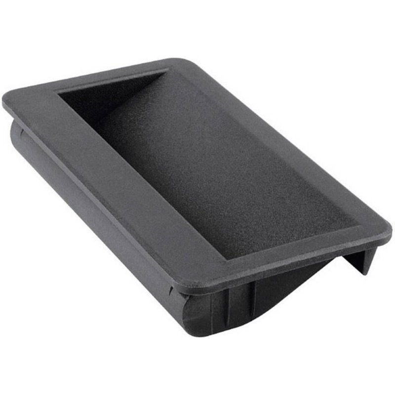 Poignée en coquille Mentor 3239.2003 noir (L x l x h) 186 x 22 x 78.5 mm 1 pc(s)