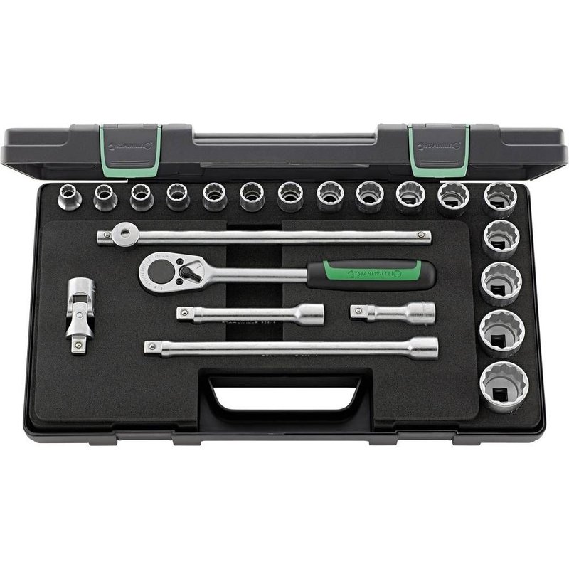 Coffret clé + douilles 22 pièces Stahlwille 96031447 1/2"""" (12.5 mm)