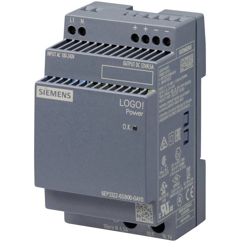Alimentation rail DIN Siemens 6EP3322-6SB00-0AY0 12 V/DC 4.5 A 54 W 1 x