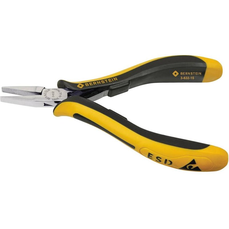Pince Ă bouts plats droite Bernstein 3-632-15 antistatique (ESD) Longueur: 120 mm 1 pc(s)