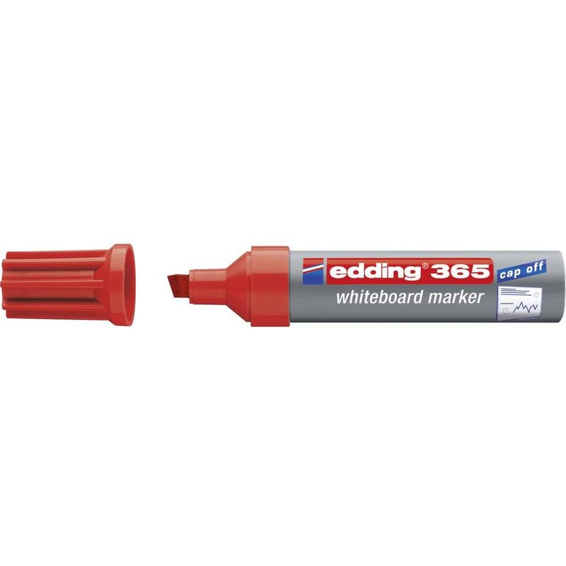 Edding Marqueur tableau blanc edding 365 rouge 4-365002