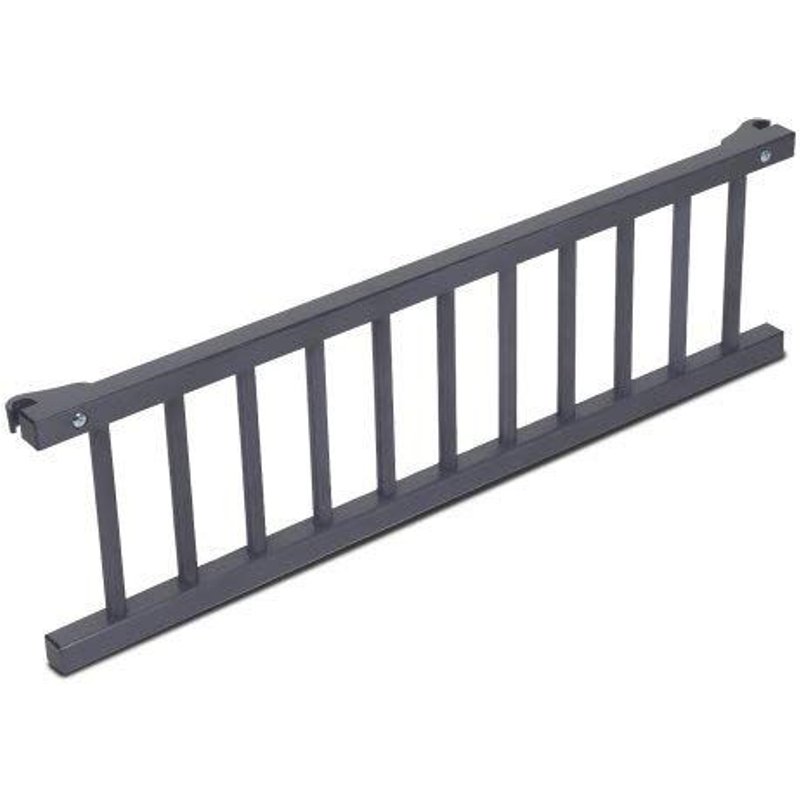 Babybay Maxi/Boxspring Verschlussgitter Schiefergrau Lackiert