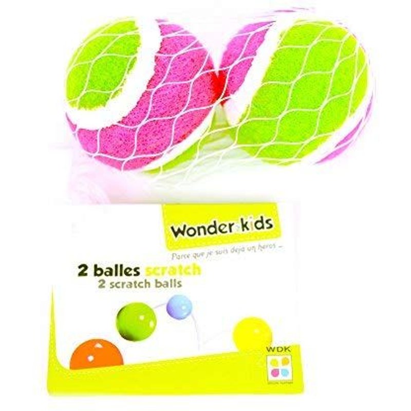 2 Balles À Scratch Pour Raquette