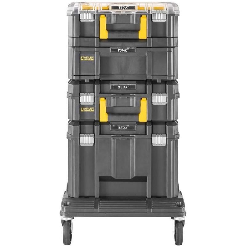 Stanley FatMax TSTAK d'action de Tower (constitué de boîtes V, III, II, VI et role Chariot, robuste, Staple Bar) FMST1-