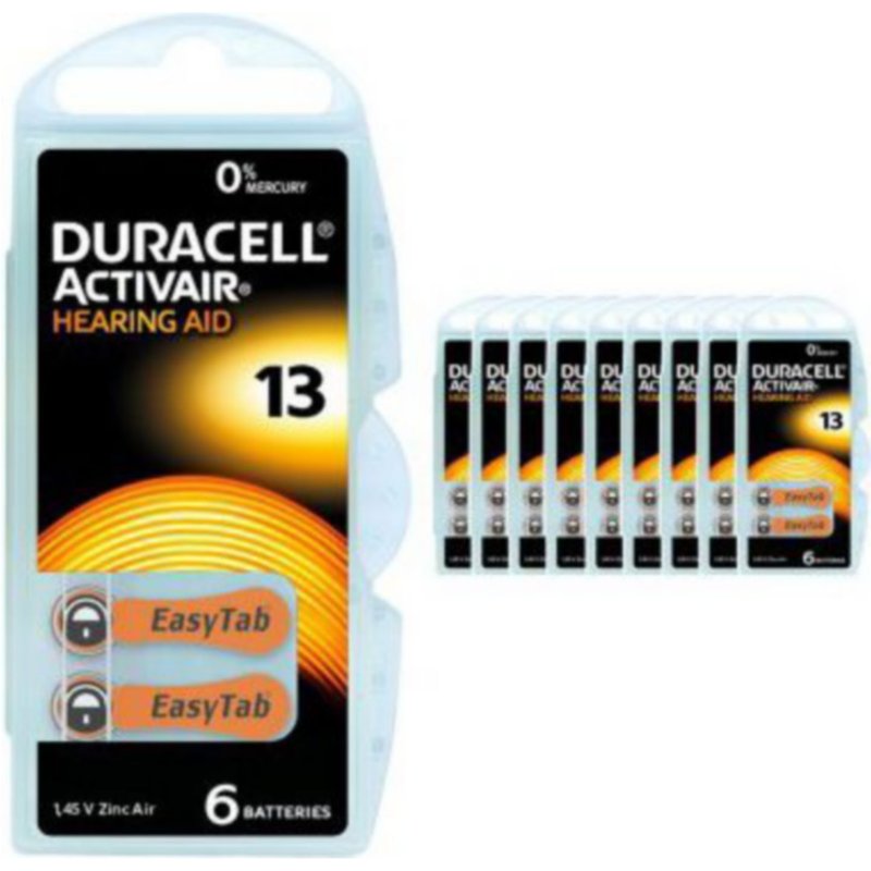 Duracell Piles Auditives Duracell Activair 13