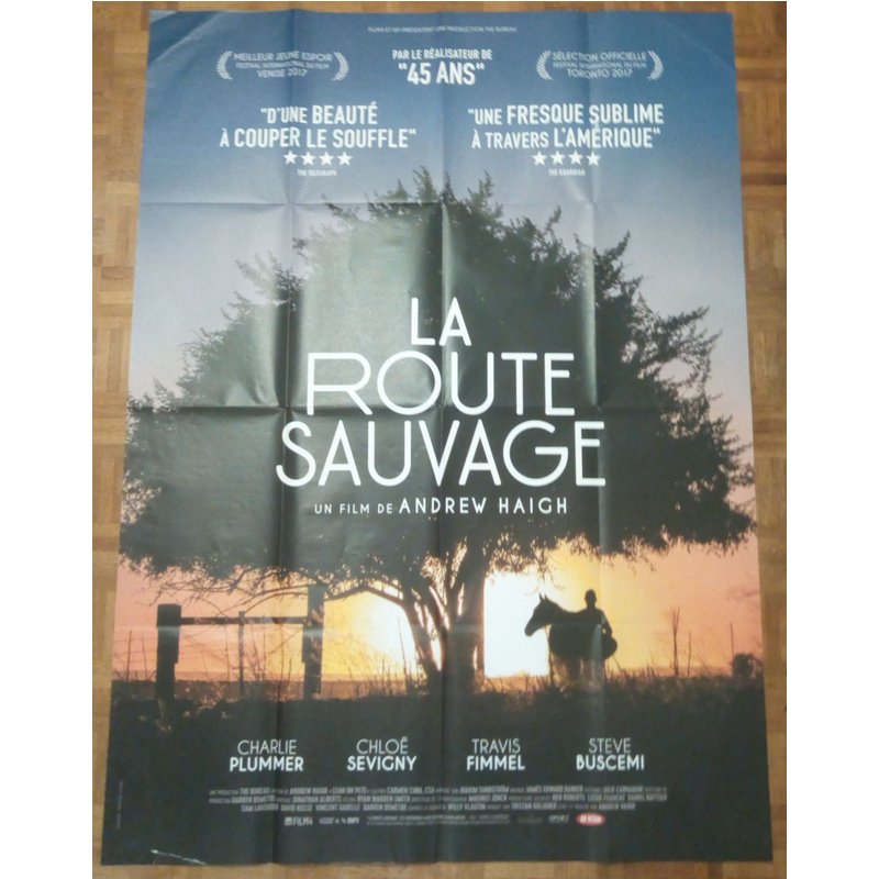 La Route Sauvage Lean On Pete Véritable Affiche De Cinéma Pliée De Andrew Haigh Avec Charlie Plummer, Chloë Sevigny, Steve Buscemi, 160*120 2018