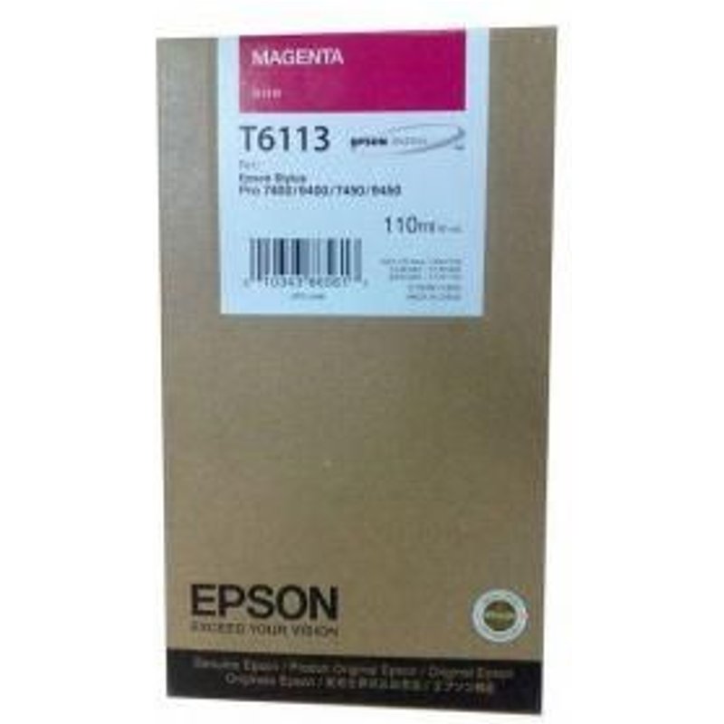 Cartouche d'encre T6113 - Magenta - Capacite standard 110ml