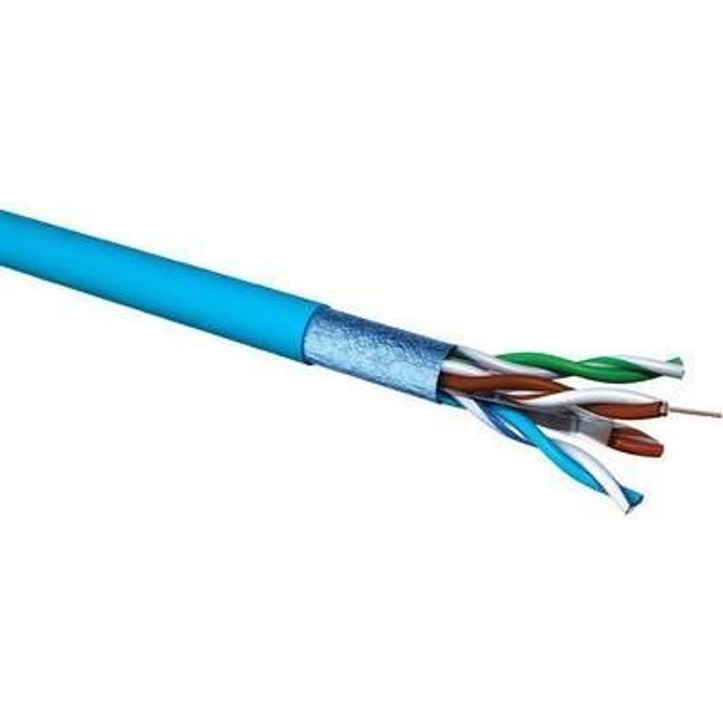 Câble réseau CAT 6 CAE CX68SH10 bleu atoll 1 m