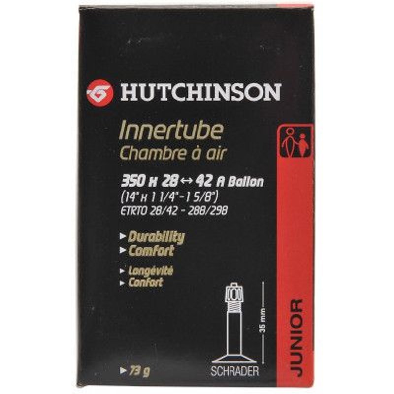 Chambre à air City Hutchinson 350x28-42A valve Schrader (35 mm)