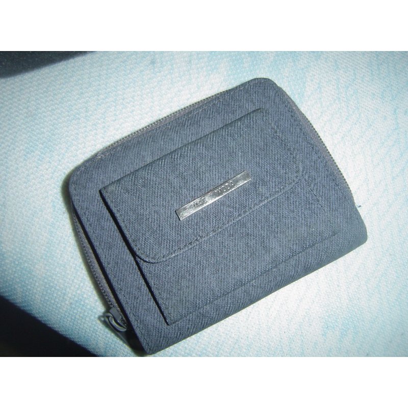 Porte Monnaie Toile Bleue