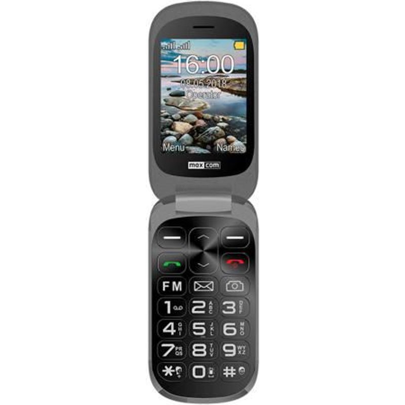 MaxCom MM 825 7,11 cm (2.8") 88 g Noir Téléphone pour seniors