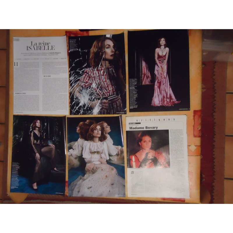 Isabelle Huppert Lot De Feuilles