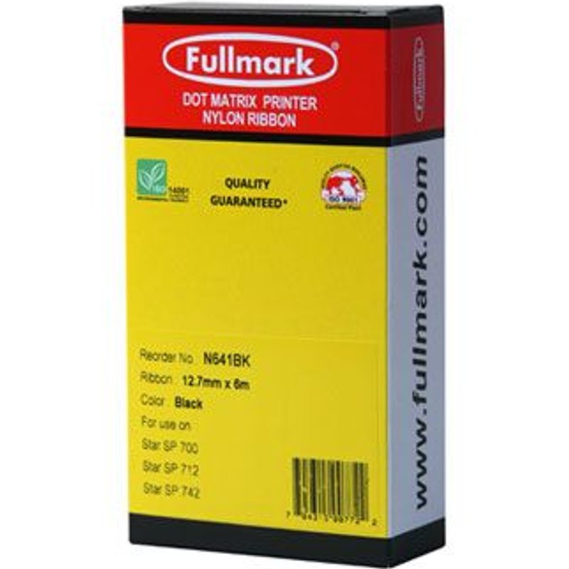 Ruban pour printer for Star SP 712 SP 742 noir F