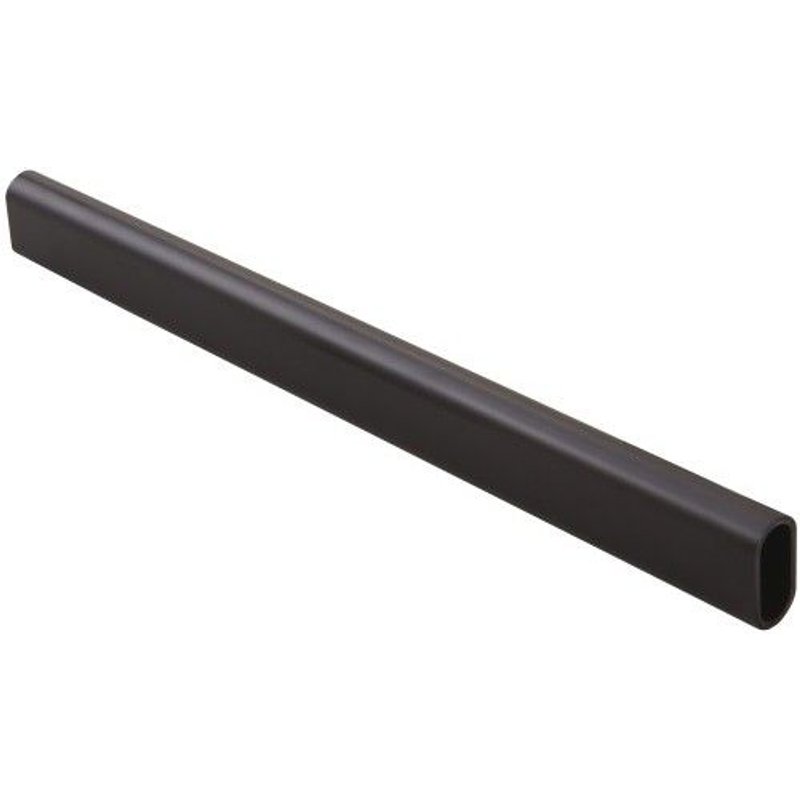 Tube de penderie - ovale - aluminium - noir - 3 m - 1019 SYNERCIA