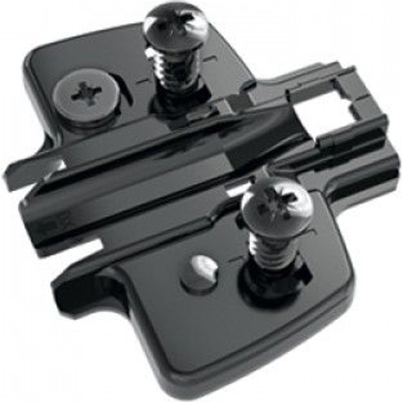 Embase cruciforme - vis Euro pour charnière Sensys Obsidien-D1,5mm HETTICH