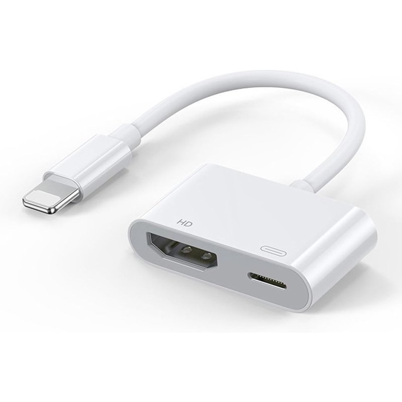 Cable Adaptateur Lightning vers HDMI AV numérique TV convertisseur pour iPad Pro 10.5 (2017) (A1701/A1709/A1852) -Visiodirect-