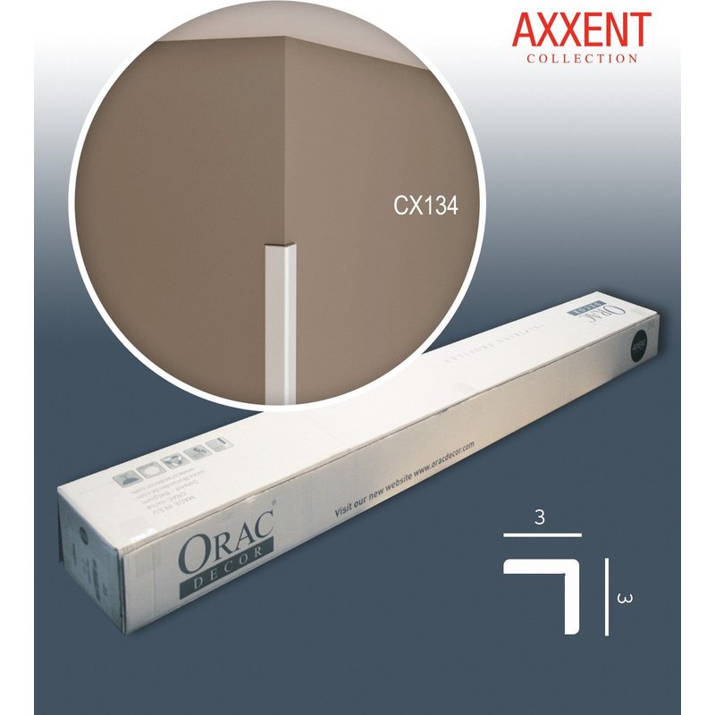 1 carton complet 10 Corniches Moulures Cimaises 20m Orac Decor CX134 AXXENT