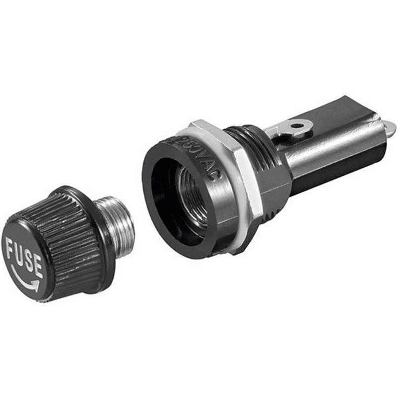 Fusible holder for size 5x20 screw type